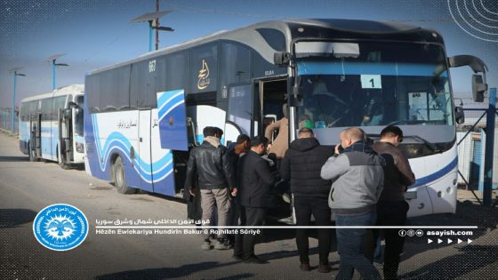 إعادة 83 عائلة عراقية من مخيم الهول إلى مخيم الجدعة | 83 malbatên Iraqî ji kampa Holê vegeriyan kampa El Ceda
