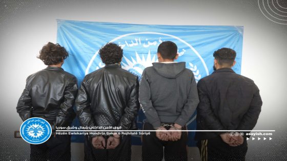 القبض على عصابة متورطة في سرقة كابلات كهربائية بمقاطعة الجزيرة | Li Kantona Cezîrê girûpek bi dizîna kabloyên elektrîkê hatin girtin