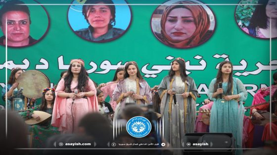 بمناسبة يوم المرأة العالمي 8 آذار، قدمت قواتنا في قوى الأمن الداخلي بشمال وشرق سوريا الدعم والحماية للفعاليات التي أقيمت اليوم السبت في مختلف المدن والبلدات احتفاءً بهذه المناسبة. | Bi boneya 8’ê Adarê Roja Jinên Kedkar ên Cîhanê, hêzên me yên di nava Hêzên Ewlekariya Hundirîn a Bakur û Rojhilatê Sûriyê de piştgirî û parastinê ji bo çalakiyên ku îro Şemiyê li gelek bajar û bajarokan bi boneya pîrozkirina vê cejnê lidar xistin, kirin.