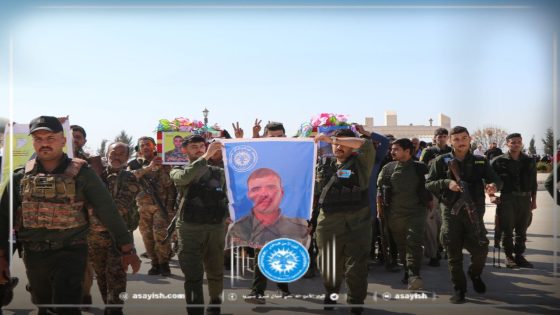 تشييع شهيد من قواتنا في مقاطعة الرقة | Cenazeyê şehîdekî hêzên me yên kantona Reqayê hate oxirkirin