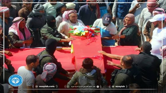 قواتنا تزف الشهيد رمضان حسين الإبراهيم إلى مثواه الأخير | Hêzên me şehîd Remedan Husên El-Ibrahîm oxirkirin