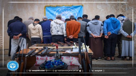 إلقاء القبض على 19 مطلوباً وضبط أسلحة وذخائر خلال عملية أمنية في مقاطعة الطبقة | 19 Kesên Xwestî Hatin Girtin, Çek û Cebilxane Di Pêvajoya Ewlehiyê de li Kantona Tebqayê Hatin Desteserkirin.